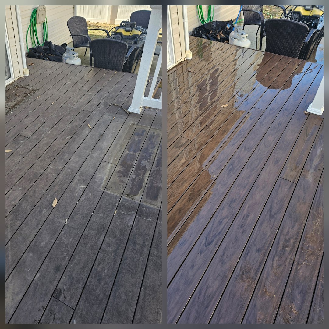 Composite Deck Softwash in St. Charles, MO